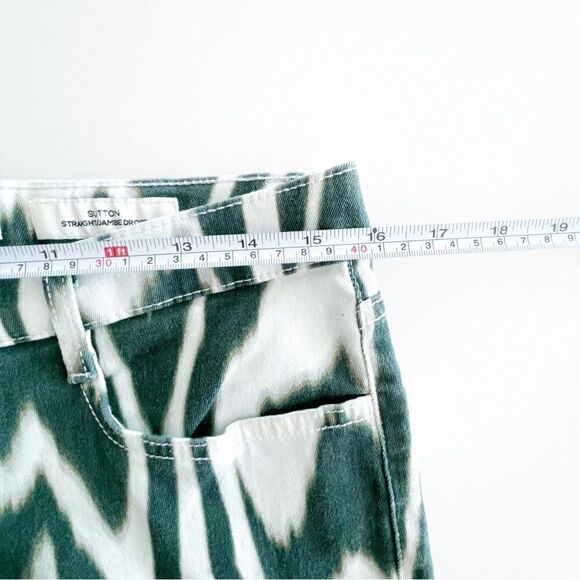 Jones New York Sutton Straight Loden Green Pants Jeans Women's 10 Stretchy - Picture 6 of 12